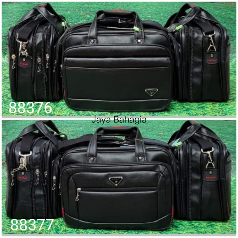 Tas Kantor Laptop Polo Milano Kulit Expand Briefcase Anti Air Selempang Kerja Jinjing Pria Original