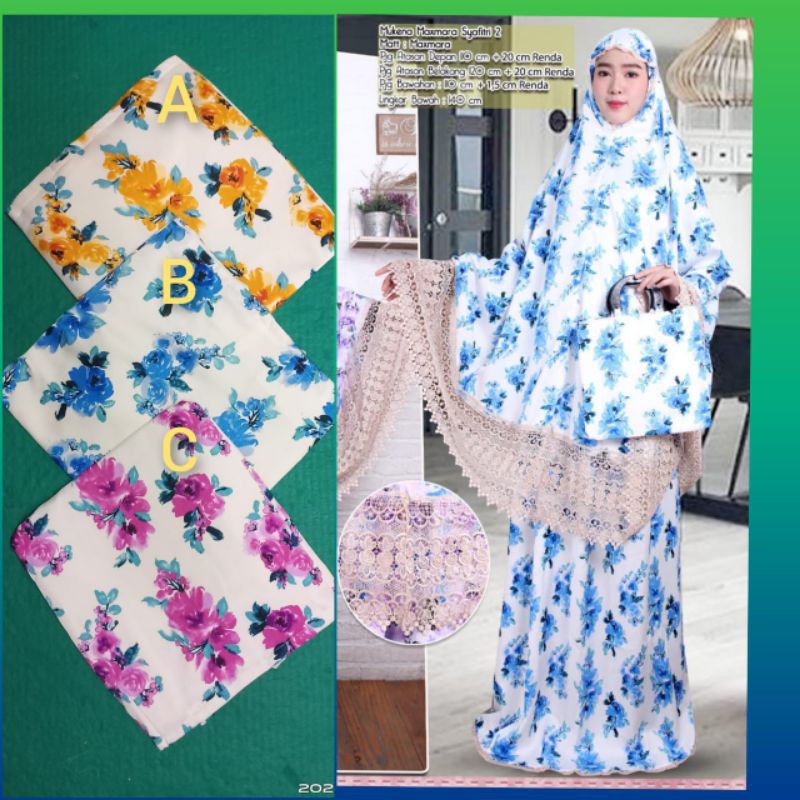 mukena silk Maxmara azzahra