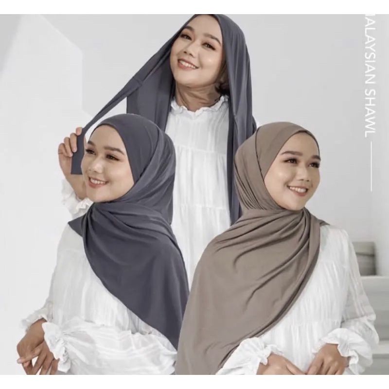 Pashmina Instan Malaysia murah Seruty Babydoll Premium