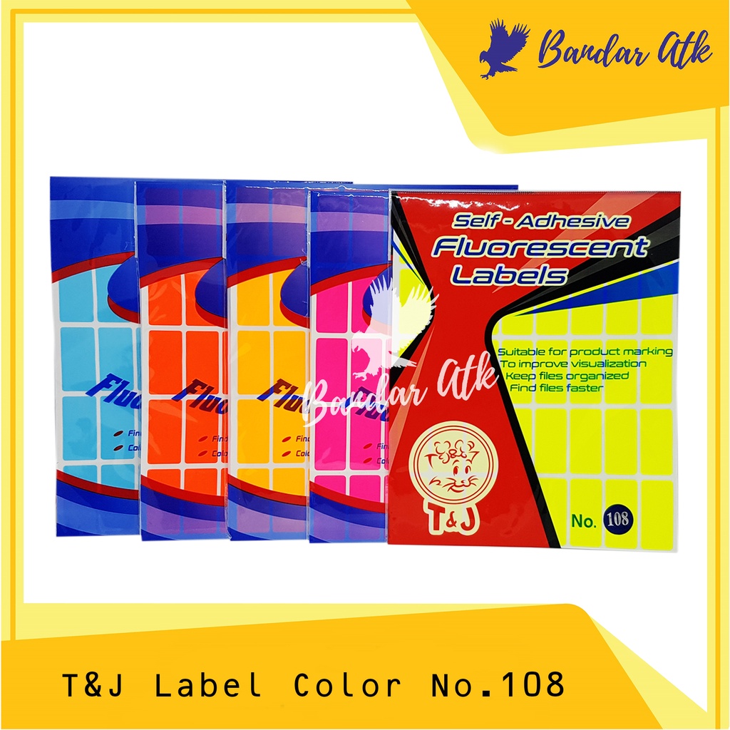 

Label Tom and Jerry No 108 Label Tom & Jerry 108 warna Warni [1 PAD]
