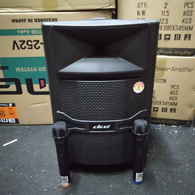 Speaker portable dat 1210FT Speaker 12 inch DAT1210FT  bluetooth usb original