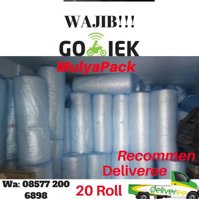 

PROMO!!! PEMBUNGKUS PAKING BUBBLE WRAP PLASTIK WRAPING 1,25m x 50m