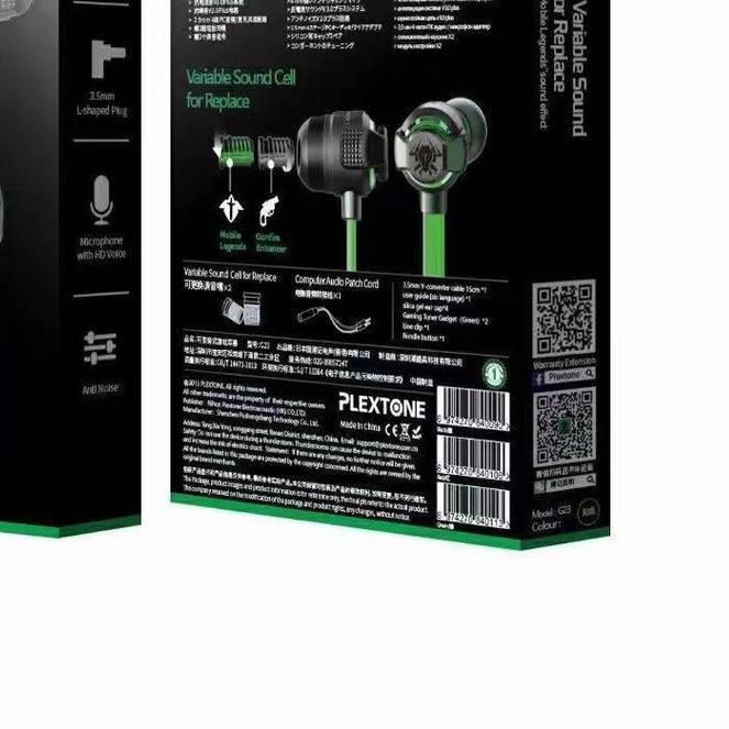 ➶ Plextone g23 In Ear Earphone Gaming Headset Gaming Plextone G23 Earphone Gaming Headset Plextone G