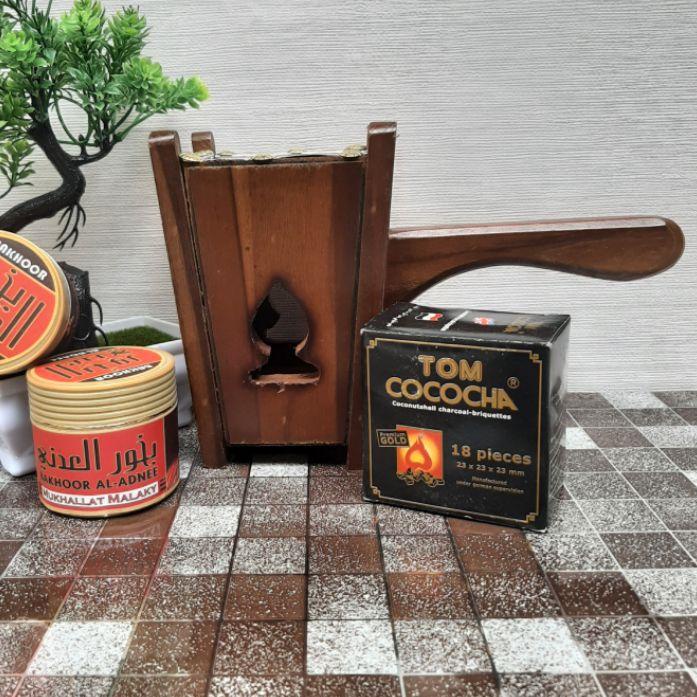 ✧ PAKET BUKHUR BAKHOOR TEMPAT DUPA BAKAR MABKHARA BESAR/KECIL ✵