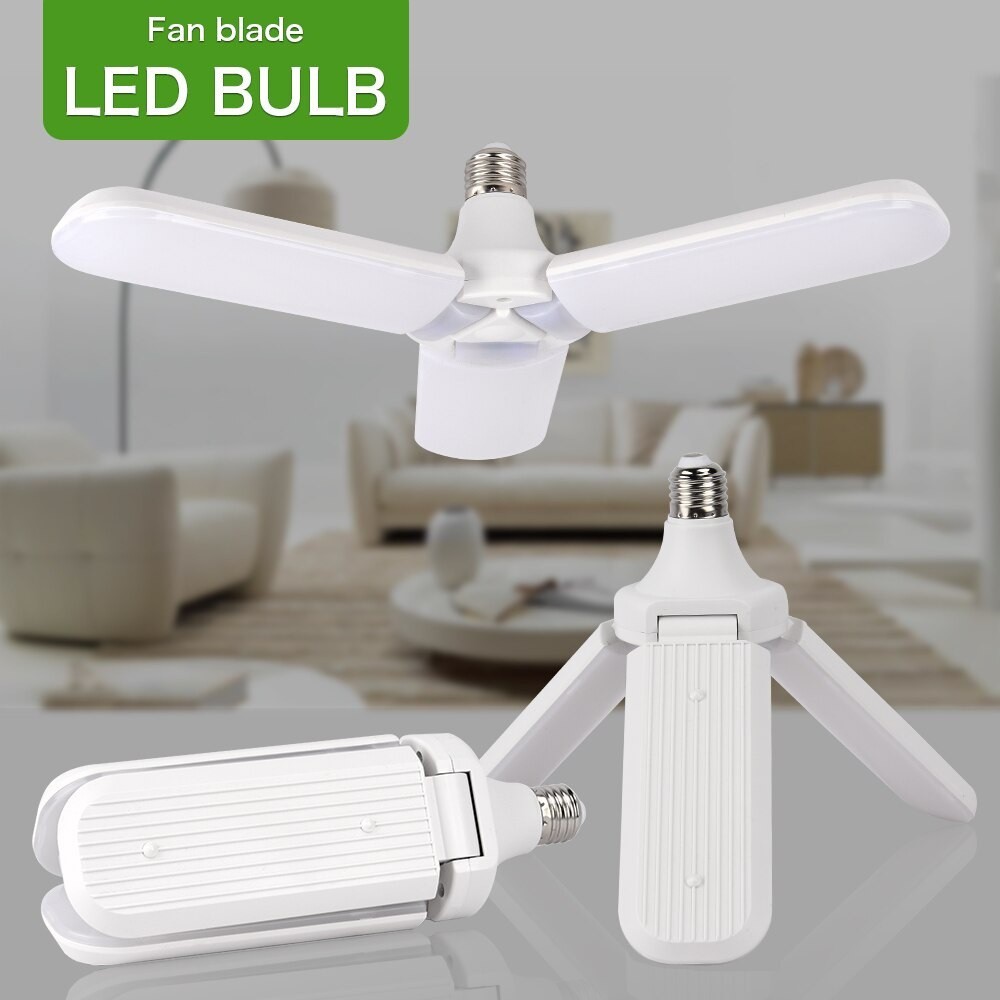 Lampu Bohlam Led E27 45W - Lampu Bohlam Led Bentuk Kipas 3 Baling