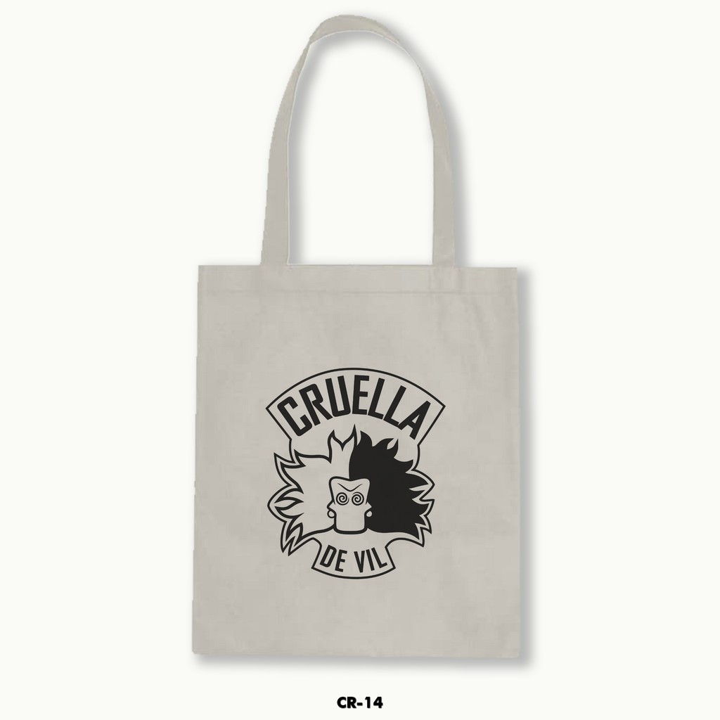 TOTE BAG BLACU - CRUELLA .01