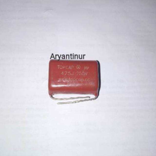 Kapasitor milar 475k250v/475j250v KAPASITOR MILAR 475J250V/ 475K250V