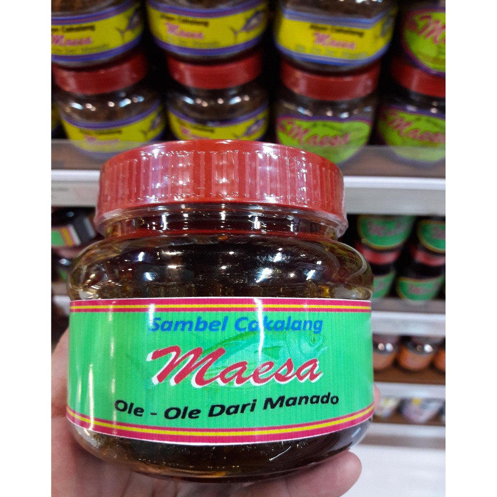

Maesa Sambal Cakalang Besar ( Oleh - Oleh / Jajanan / Cemilan / Makanan Khas Manado / Minahasa)