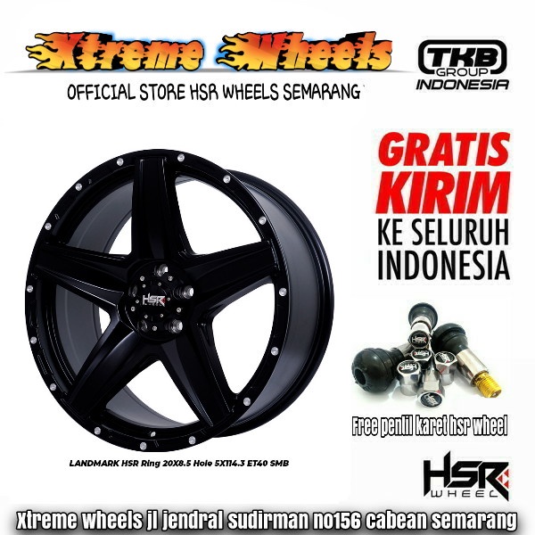 velg racing hsr ring 20 tuk xpander outlander terios rush xtrail juke