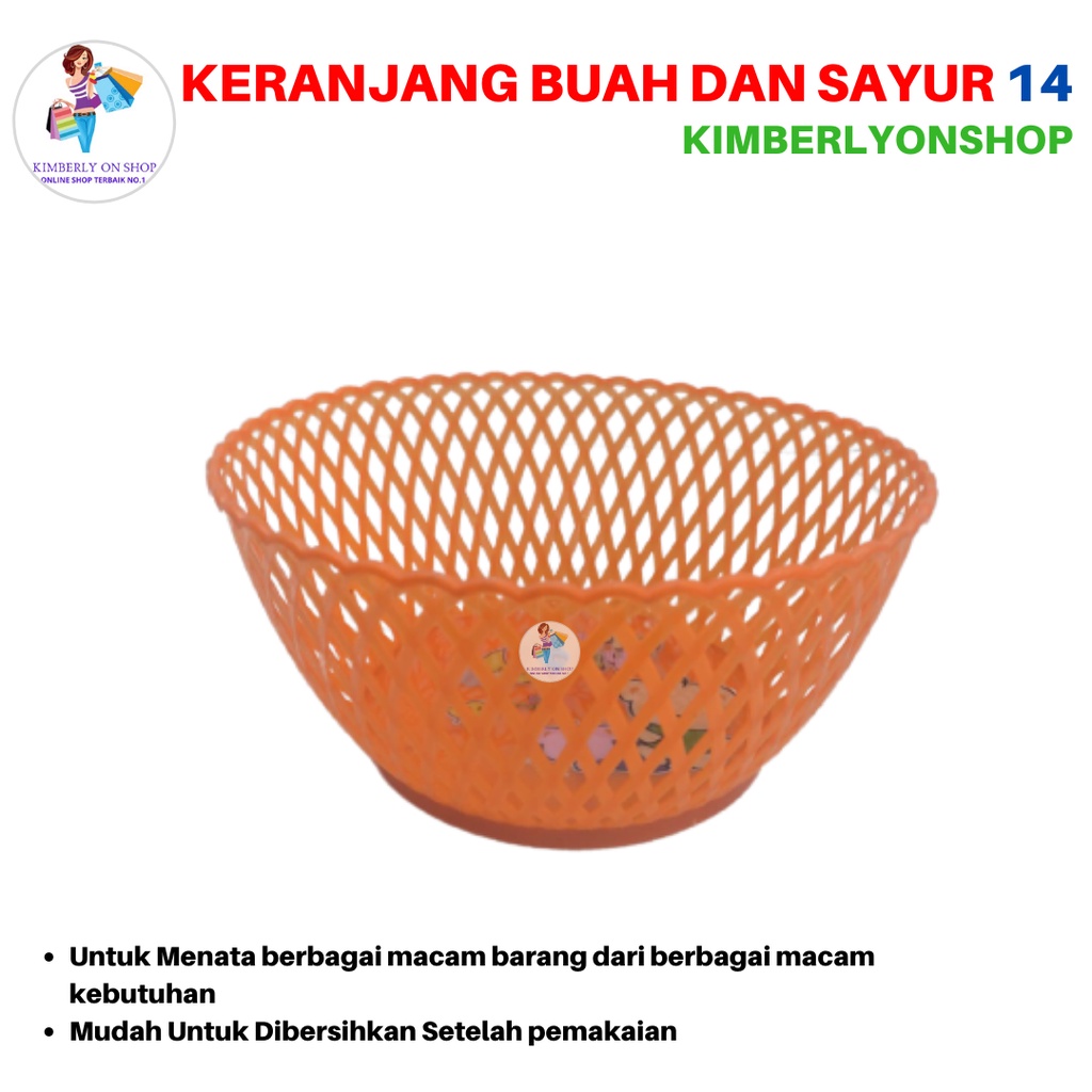 Keranjang Buah Dan Sayur Plastik Bakul Telur Besek Plastik Wakul 14
