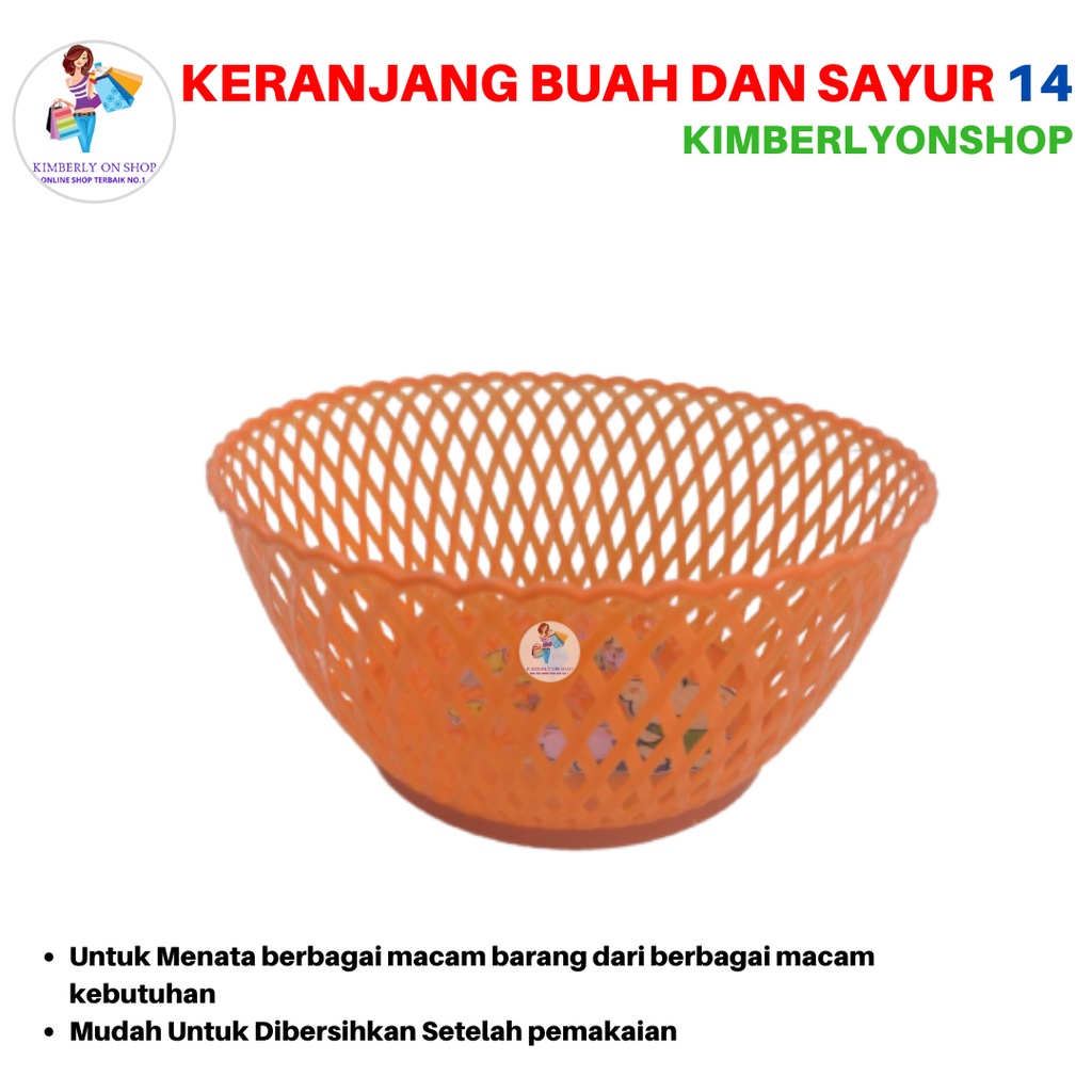 Keranjang Buah Dan Sayur Plastik Bakul Telur Besek Plastik Wakul 14