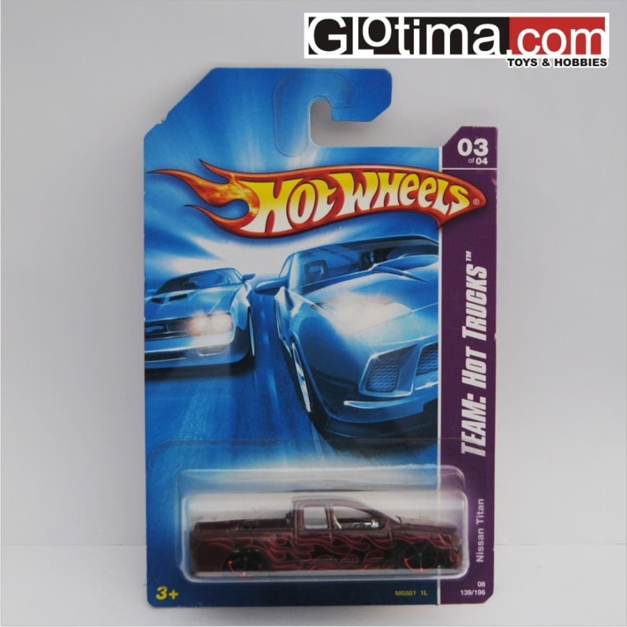 Promo Hotwheels Nissan Titan Team Hot Trucks Diecast Hot Wheels
