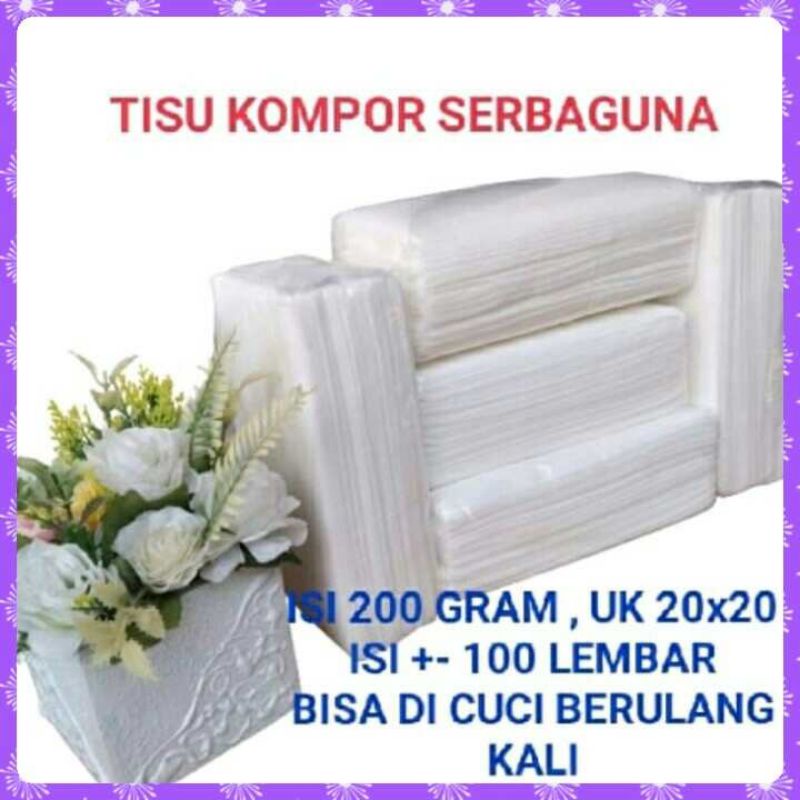 tisu kompor bisa dicuci