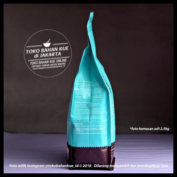 

TERBARUU!! Embassy Chocolate - Oceanic Blend 65% 1kg Dark Couverture Tulip Coklat PROMO