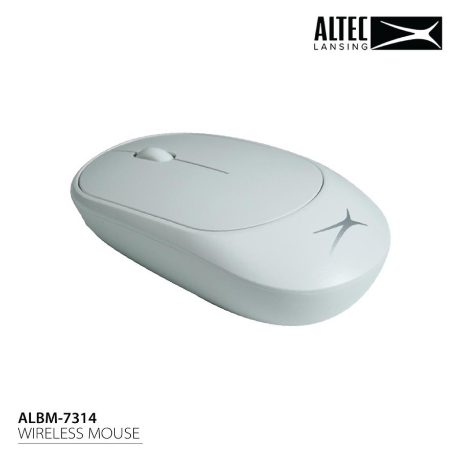 Mouse Wireless Altec Lansing ALBM-7314 Silent White | Altec ALBM7314