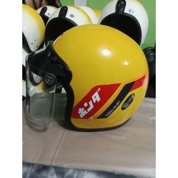 HELM BOGO REPRO HONDA GANK FUL LEHER SNI