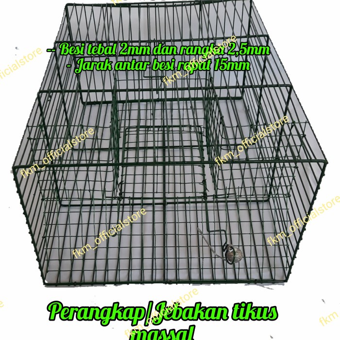 PERANGKAP/KANDANG/JEBAKAN TIKUS JUMBO KAWAT TEBAL