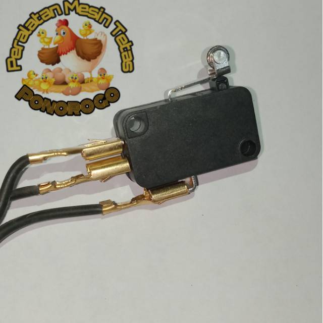Microswitch Pendek Roda Besi Untuk Mesin Tetas