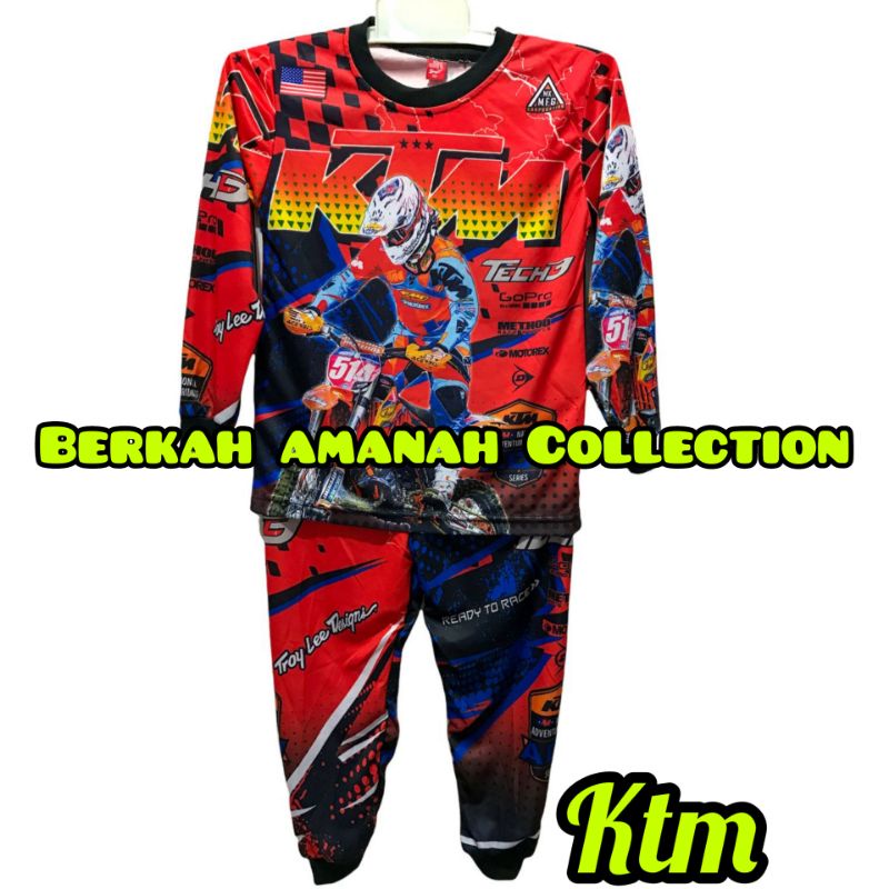 JERSEY MOTOCROSS ANAK TERBARU/STELAN BAJU BALAP ANAK TERMURAH