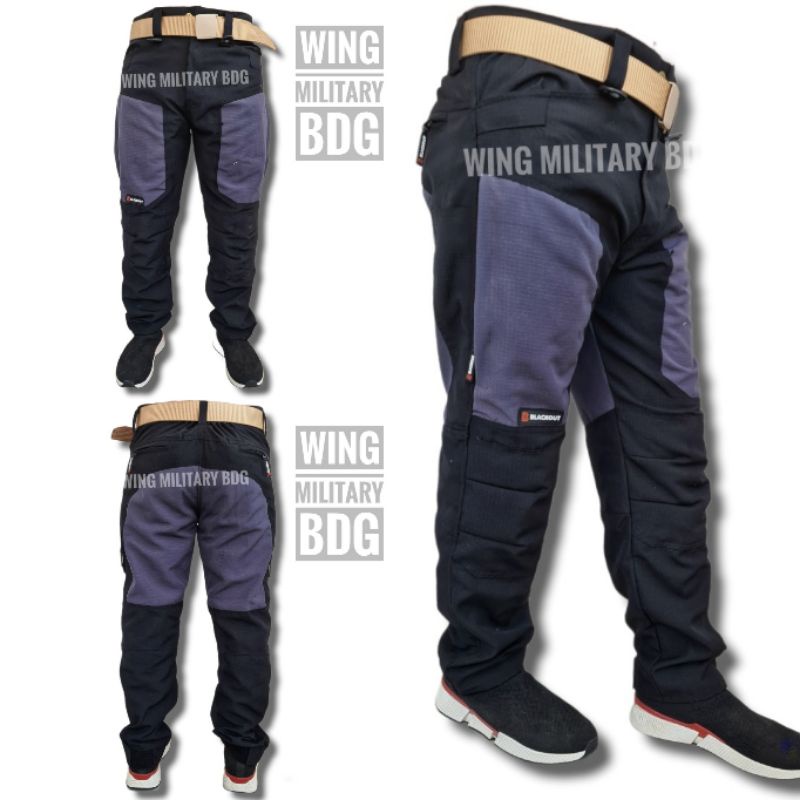 celana tactical celana panjang cargo blckout