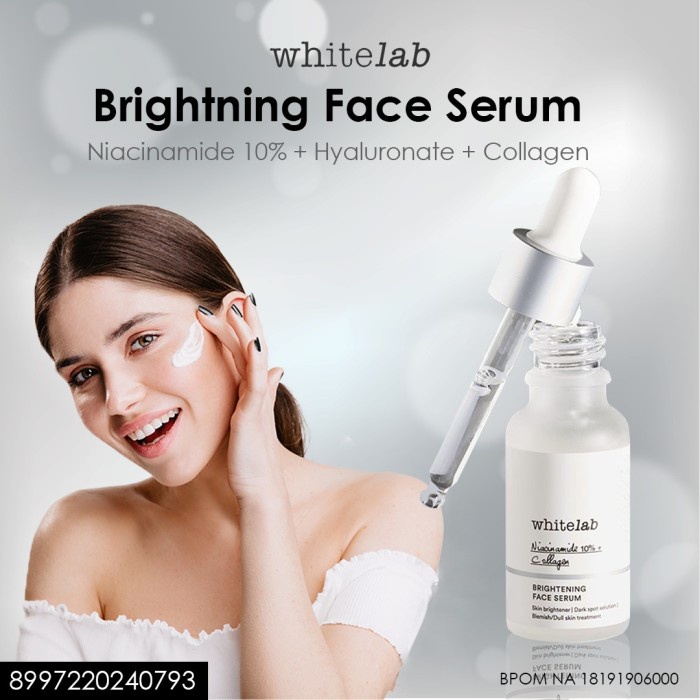 White lab WL Brightening Face Serum pencerah kulit