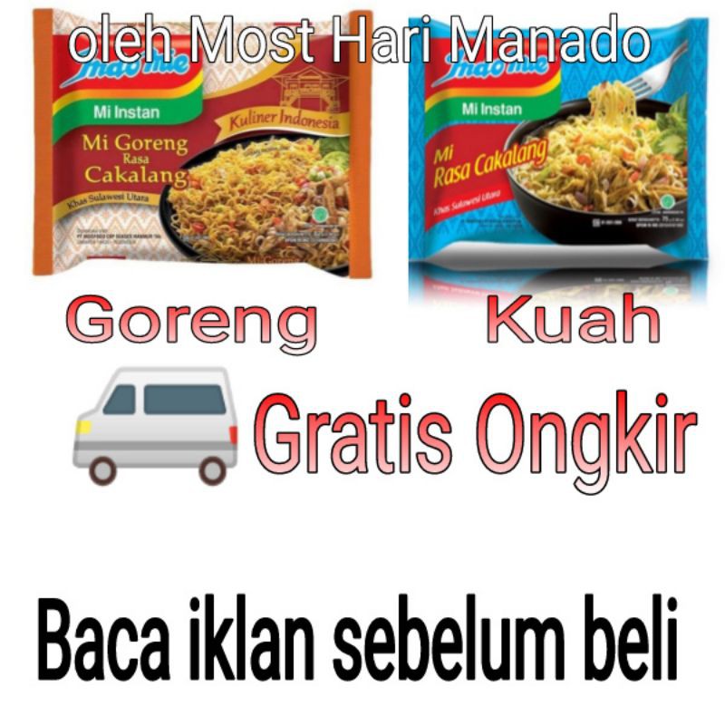 INDOMIE CAKALANG GORENG Kuah INDOMIE CAKALANG Kuah