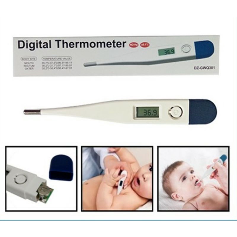 Digital Thermometer / Pengukur Suhu Tubuh - Termometer Alat Cek Demam Panas