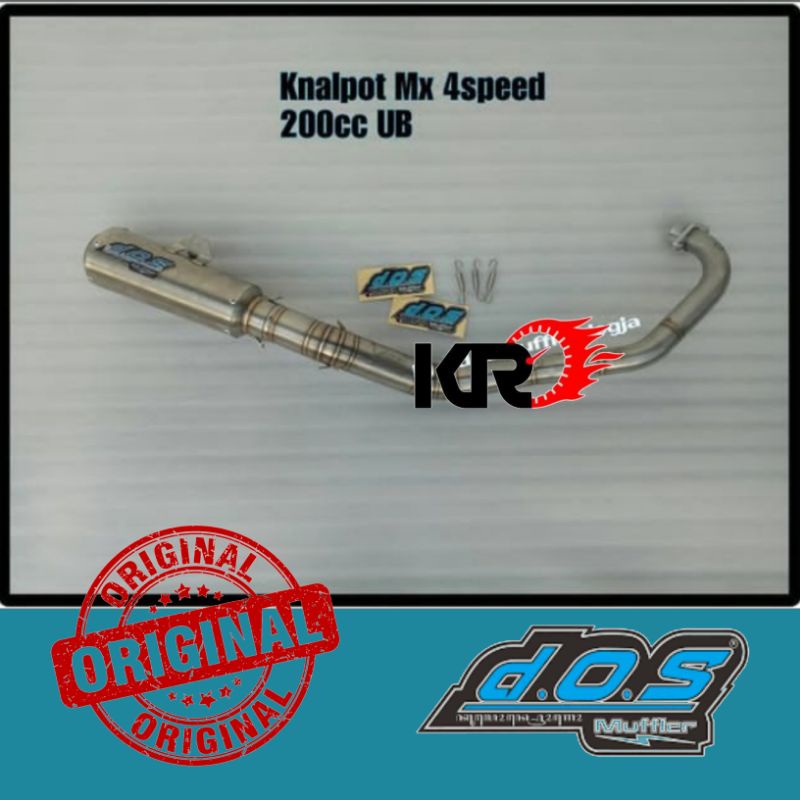 Knalpot DOS Jupiter MX 200Cc Original DOS Yogyakarta
