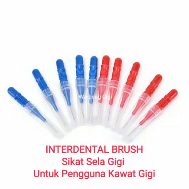 INTERDENTAL Brush Sikat Sela Gigi Sikat Behel Sikat Ortho MURAH JUAL SATUAN