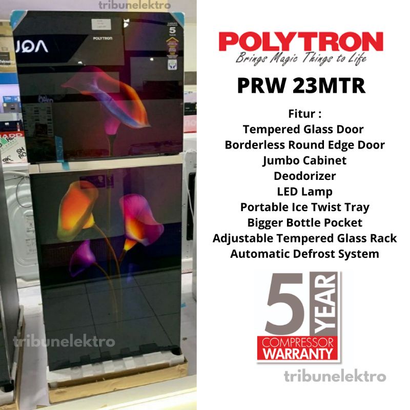 [NEW] KULKAS POLYTROM BELLEZA 2 PINTU PRW 23MTR TOKO ELEKTRONIK TEGAL PEMALANG BREBES