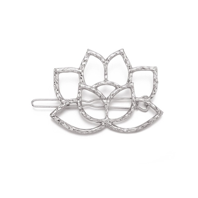 LRC Jepit Rambut Fashion Alloy Lotus Hair Clip F4262X