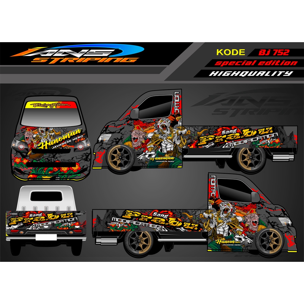 DECAL STICKER MOBIL PICK UP GRANMAX , CARRY , L300 / DECAL PICK UP / DECAL GRANMAX / DECAL STICKER MOBIL