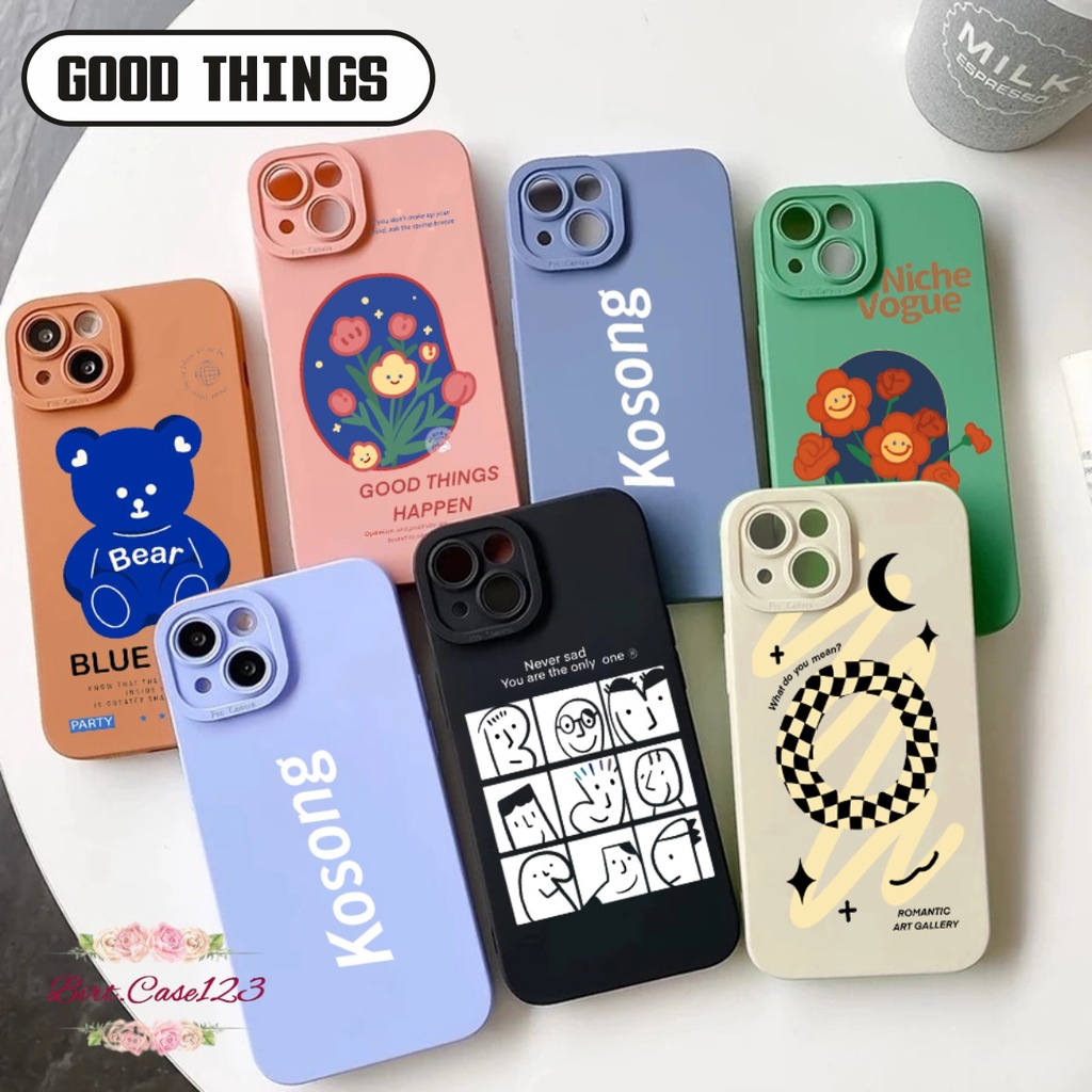 SOFTCASE CASE SILIKON PROCAMERA GOOD THINGS OPPO VIVO SAMSUNG REALME XIAOMI IPHONE INFINIX ALL TYPE BC6379