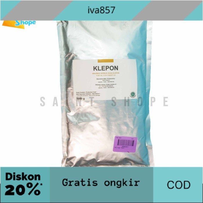 

PROMO Toffin Frappe Klepon Powder GRATIS ONGKIR