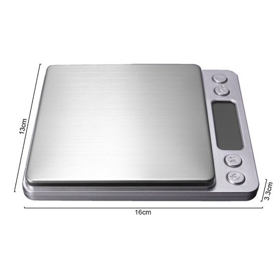 Timbangan Digital 500g 0.01g emas bumbu walet Dapur mini Scale Taffware Digipounds i2000 Silver Grab