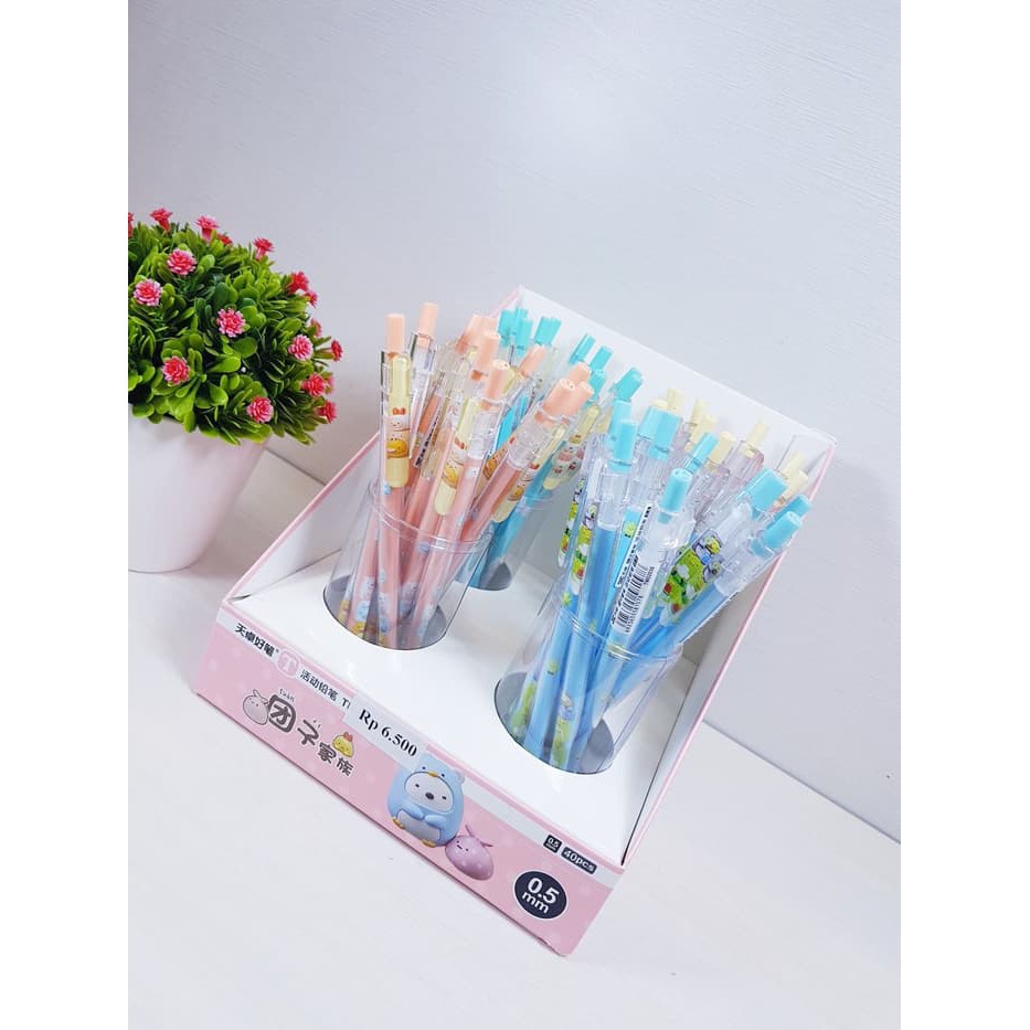 

Mantul Pensil Mekanik Sumikko Transparan 0.5mm