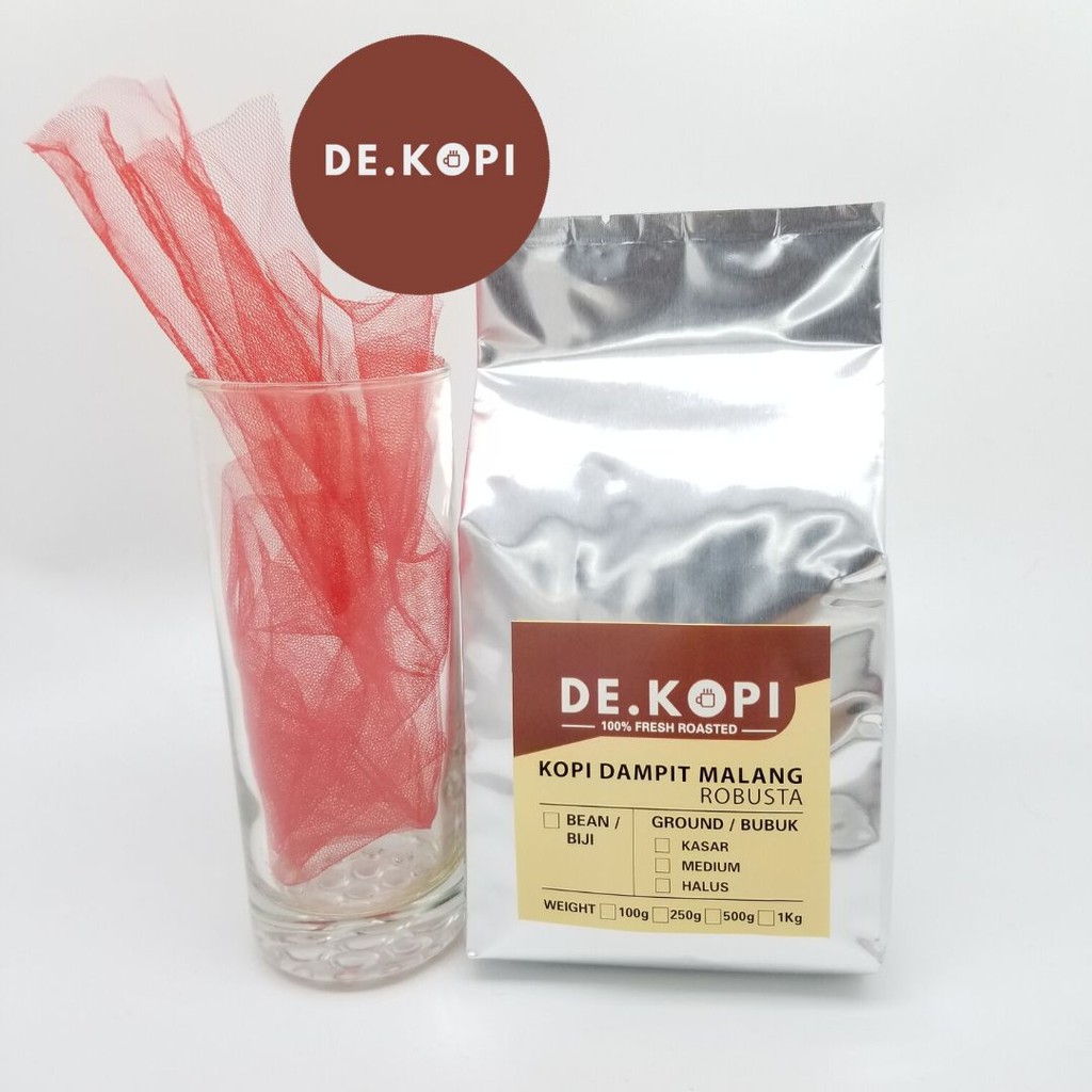 KOPI BUBUK DAMPIT MALANG ROBUSTA 250 gr Biji Pilihan