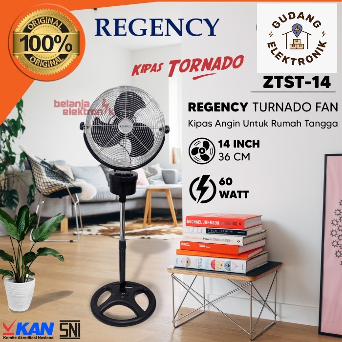 REGENCY Kipas Angin TORNADO ZTST 14 inch