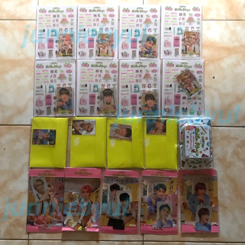 [ READY ] MD BAKER HOUSE NCT 127 PHOTO HOLDER EPOXY STICKER POP UP CARD TINCASE JOHNNY DOYOUNG MARK