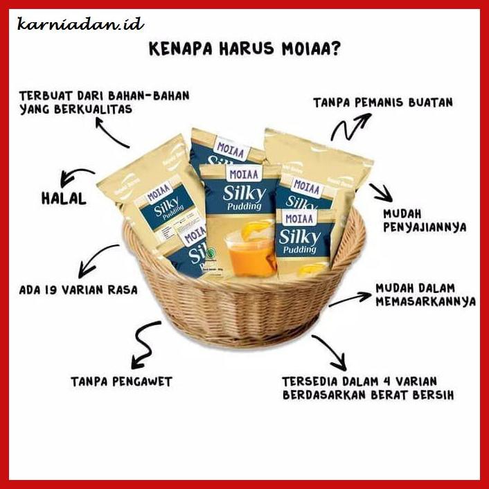 

RAGA-RAGA- MOIAA | MOIA | MOYA SILKY PREMIX PUDDING -GNIDUP-NAHAB.