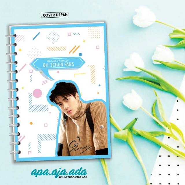 

NOTEBOOK CUSTOM HC EXO SEHUN