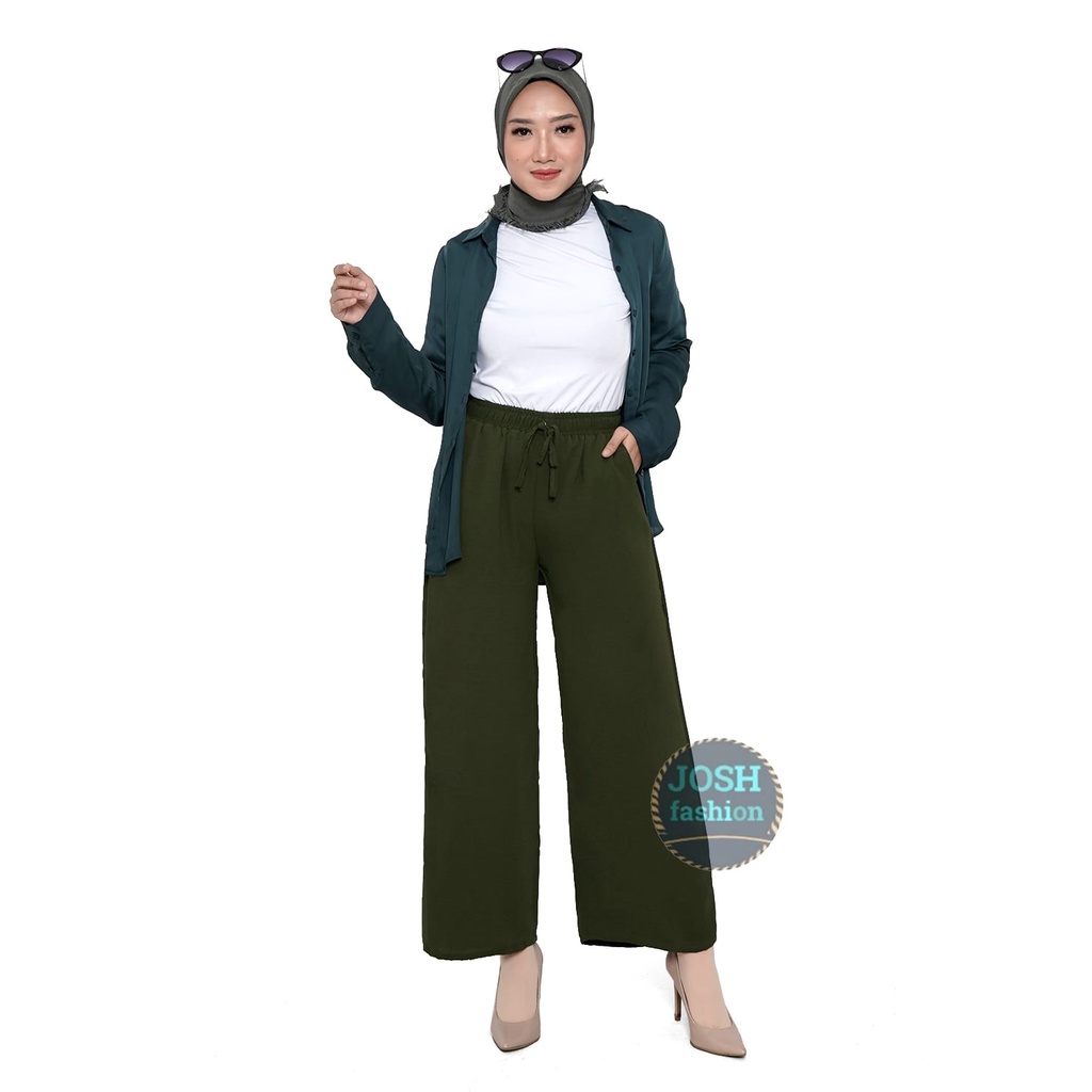 LOOSE PANTS 001 TROUSERS WANITA/CELANA KULOT KERJA WANITA L-XL-XXL