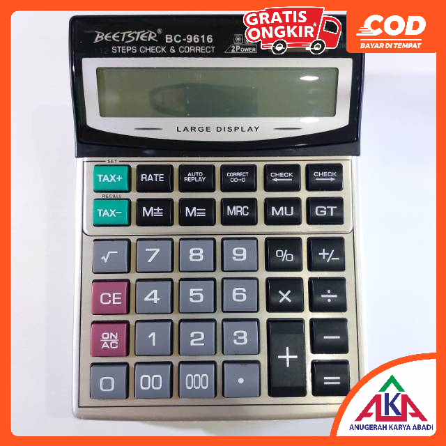 

KALKULATOR Layar BESAR Beetster 12 Digit BC 912 electronic Calculator