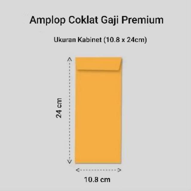 

Amplop Coklat Gaji / Kabinet non Seal