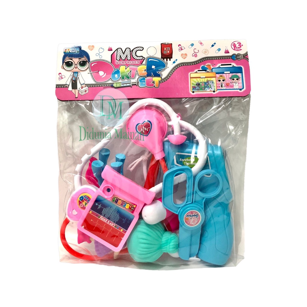 mainan dokter dokteran edukasi anak playset lol surprise unicorn kuda poni