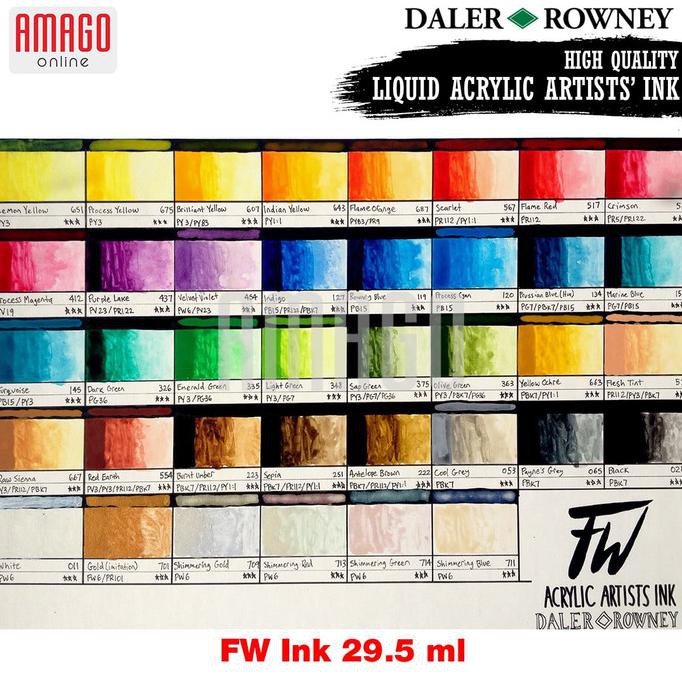 

Bergaransi Daler-Rowney - Fw Ink 29.5 Ml - Sap Green - 160029375 Hot Sale