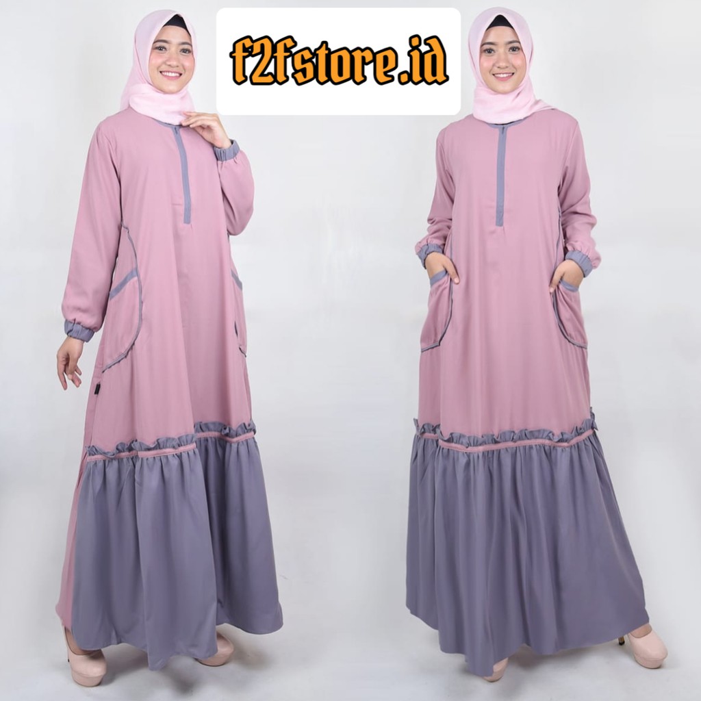 GAMIS - GAMIS TERBARU - GAMIS REMAJA - GAMIS BUSUI - DRESS - GAMIS FARAH RUMBAI