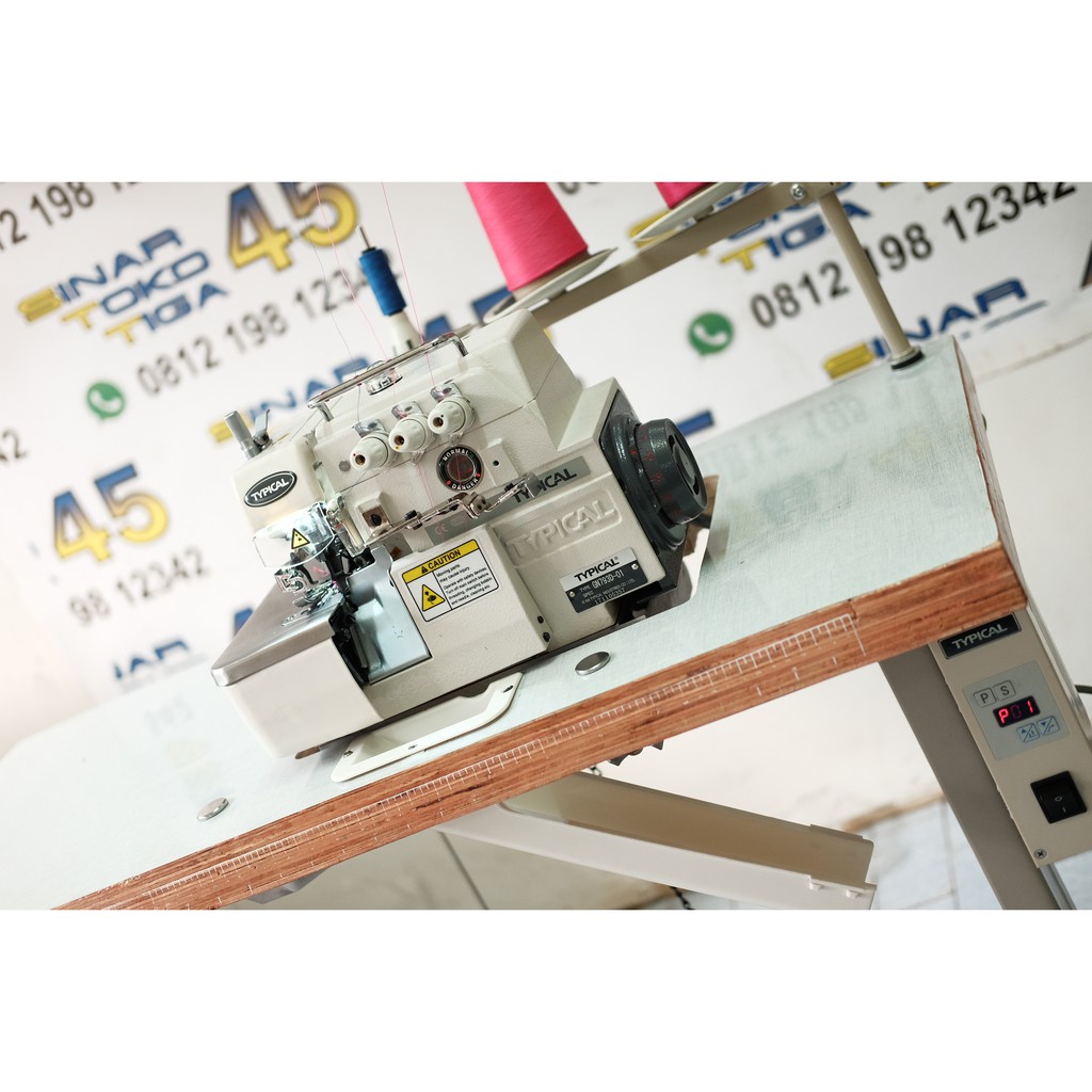 TYPICAL NECI GN 793D SERVO MESIN JAHIT TEPI HIJAB KERUDUNG NECCI GN793D GN 793 D HIGH SPEED KONVEKSI