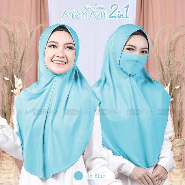 Hijab Cadar Antem Azni 2in1