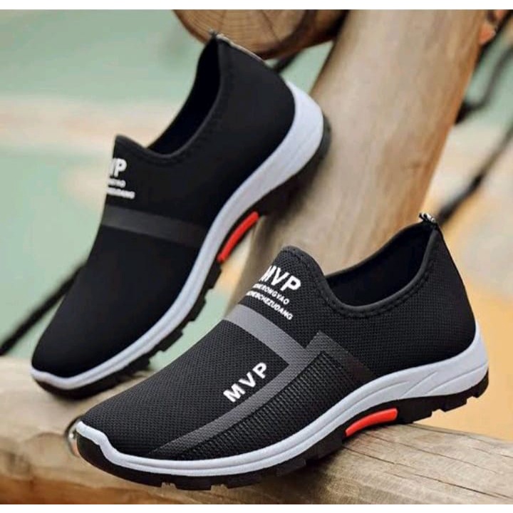 sepatu pria sport anti ribet tanpa tali SPORT NVP